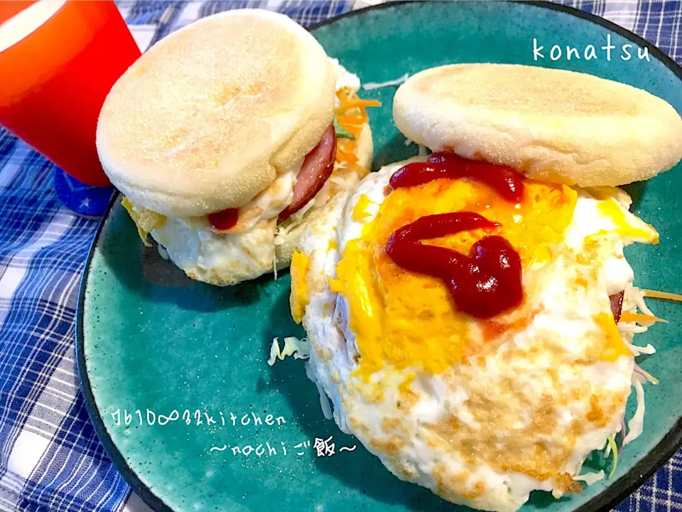 ソーセージエッグマフィン
 #cookingram  #instafood  #snapdish  #お家ごはん #食べ盛り  #運動部男子  #バスケ部|nachiさん