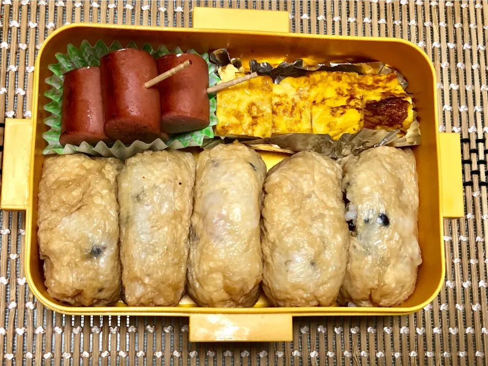 久々の娘弁当🍱#稲荷寿し #出汁巻き卵|Asa Eiさん