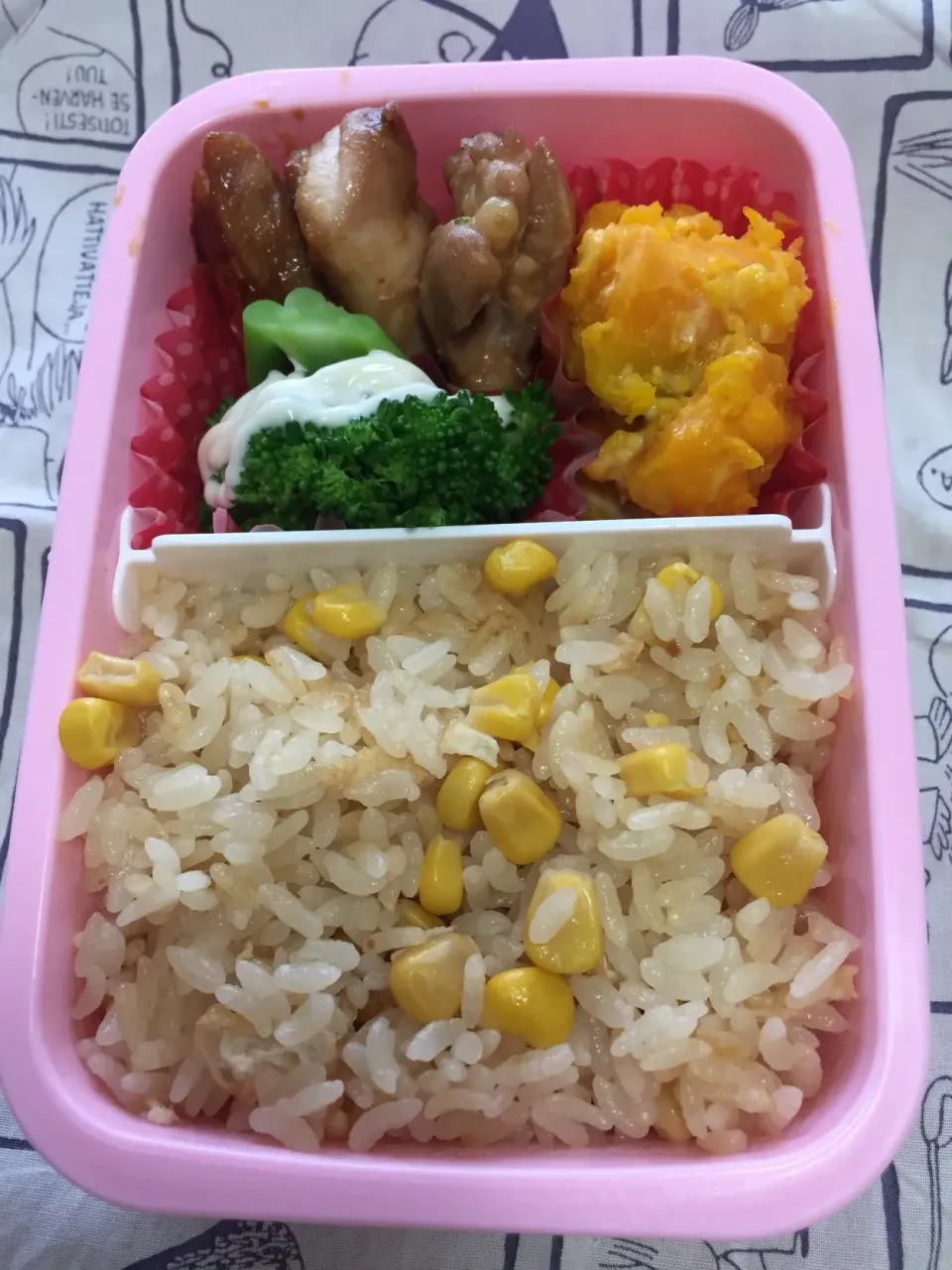 2018/08/09学童弁当|さんだーさん