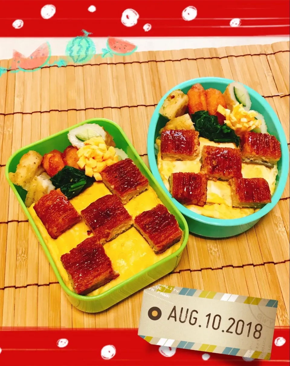 2018/8/10  #夏休み  #お弁当|もっさんさん