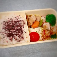 Snapdishの料理写真:旦那さんお弁当💁‍♀️🍙|ゆうかさん