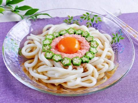 明太とろろぶっかけうどん|ヤマサ醤油公式アカウントさん