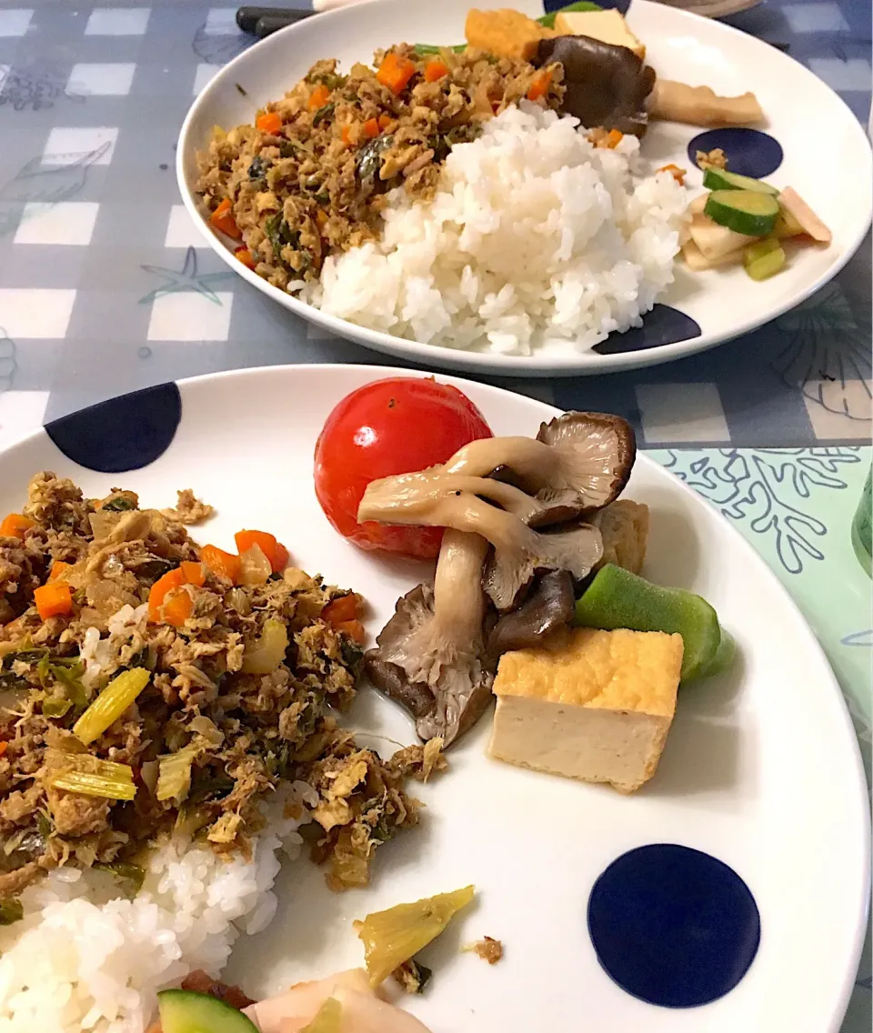 鯖とセロリのキーマカレー風|ありすさん