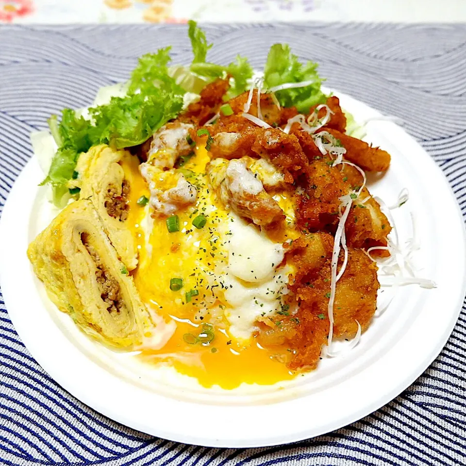 チーズチキン丼
豚肉チーズ玉子巻き|yejinさん