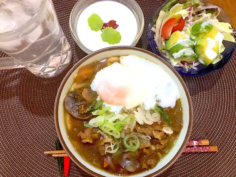 カレーうどん|ゆうかさんさん