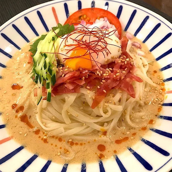 担々麺風冷やしうどん|satominさん