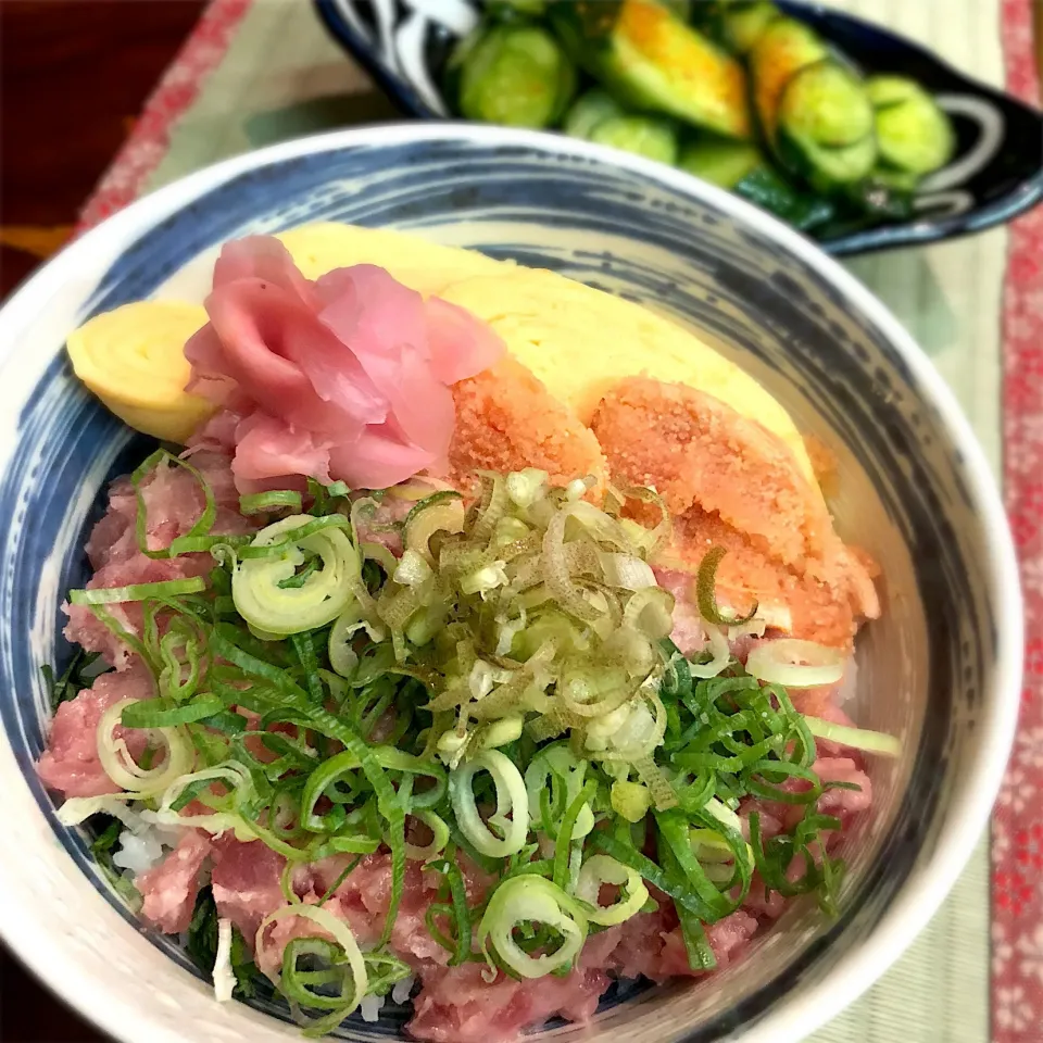 レモンすし飯でネギトロ丼|おりぃさん