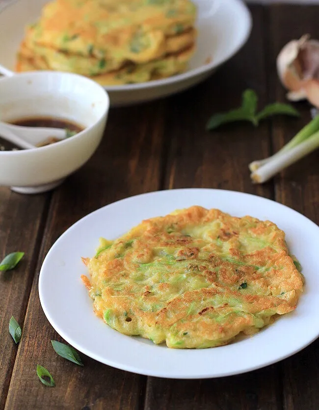 Snapdishの料理写真:Zucchini Pancakes Chinese Style|💕Food Love💕さん