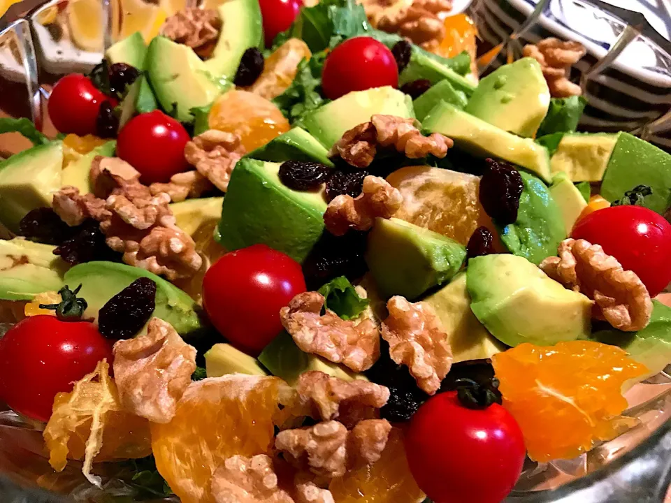 Mixed vegetables salads with fresh orange and avocado|Babyluv Cabrera Ocampoさん