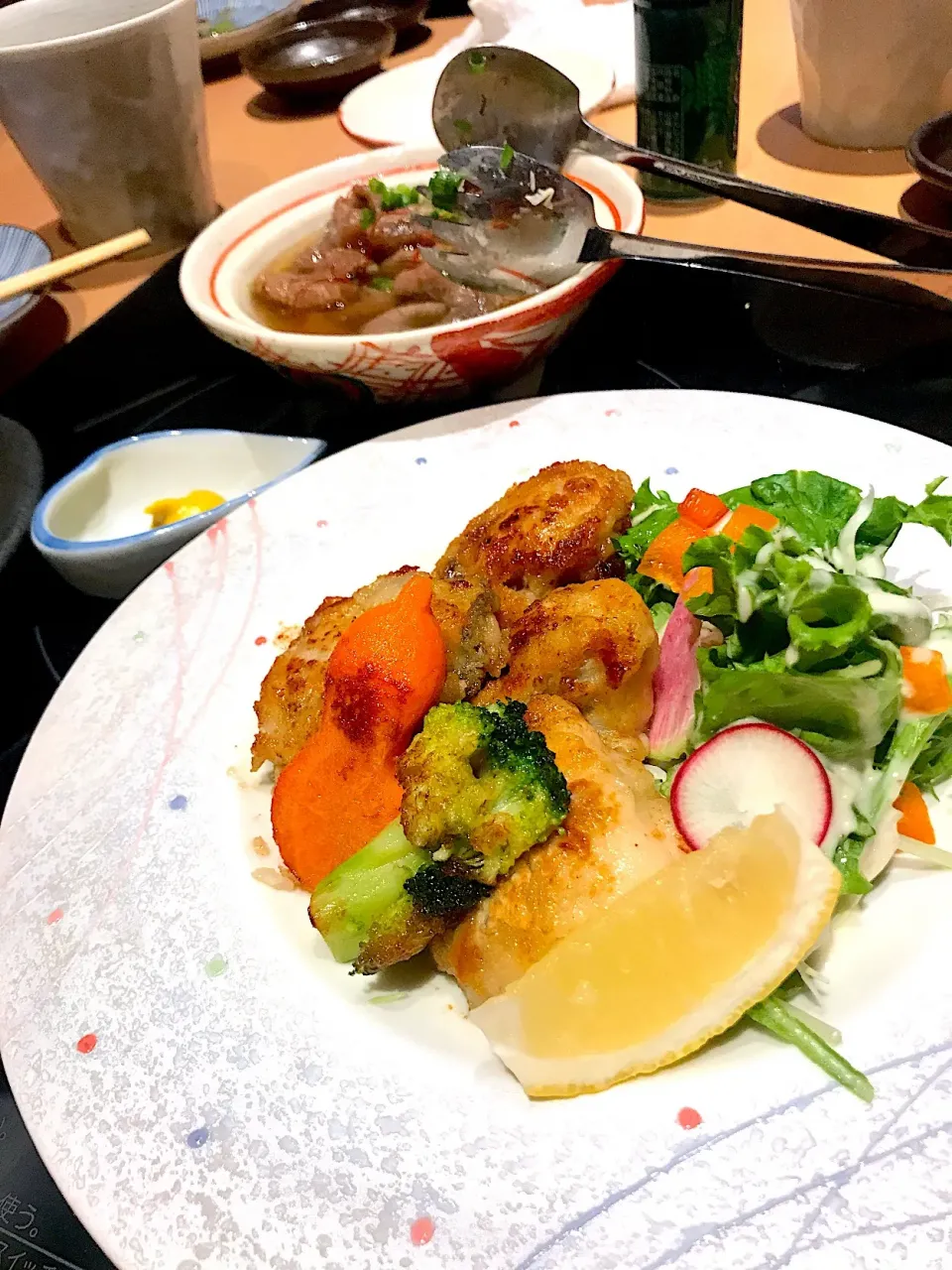 Snapdishの料理写真:牡蠣のソテー
 #名駅 
 #ますよね 
 #父の引退祝い 
 #母の還暦祝い|ATSUMIさん