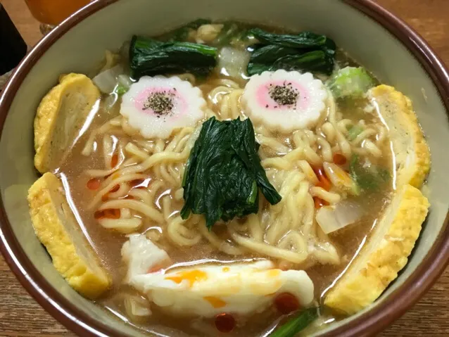 #マルちゃん正麺 🍜、味噌味❗️ (*´╰╯`๓)♬✨|サソリさん