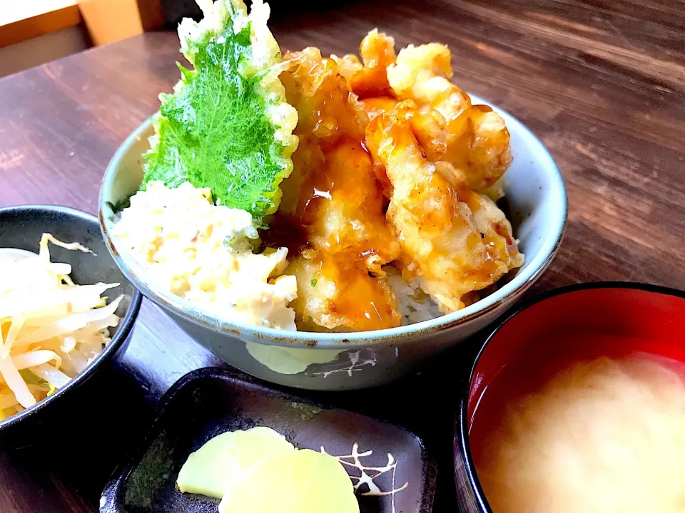 鷄天丼|りかさん