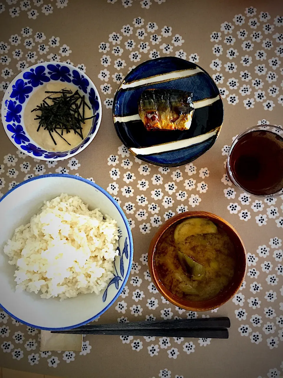 Snapdishの料理写真:鯖焼き定食|えのさん