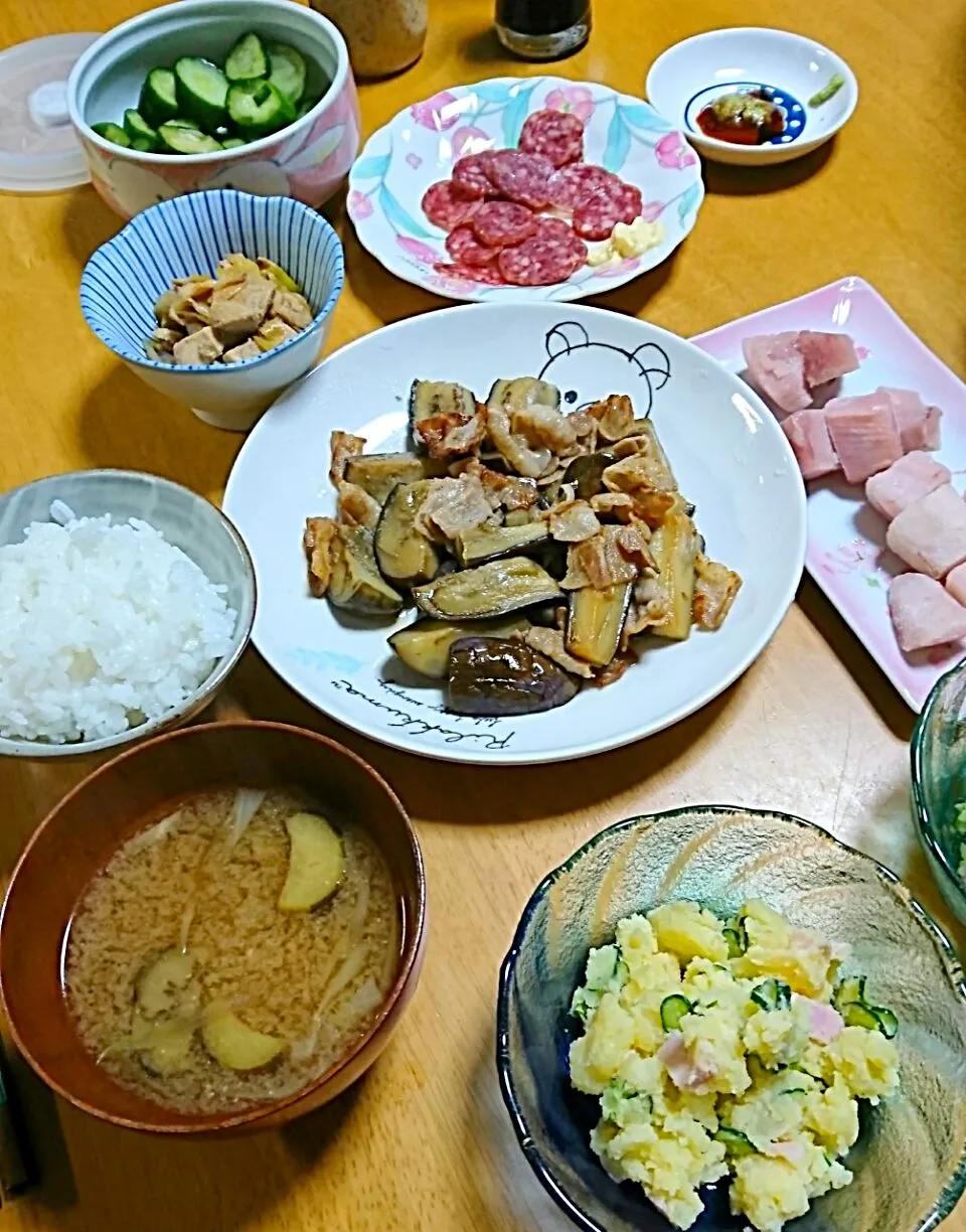 2018/8/12(日)夜の食卓🎵|しまだ ちえこさん