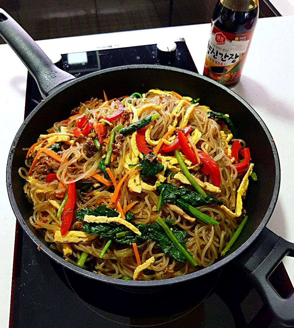 #japchae#koreansweetpotatonoodleswithbeef|Juneさん