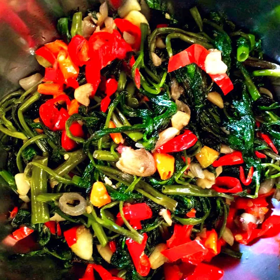 Plencing kangkung #Indonesian cuisine #Masakan Indonesia|🍀 Athalia Kwang 🍀さん