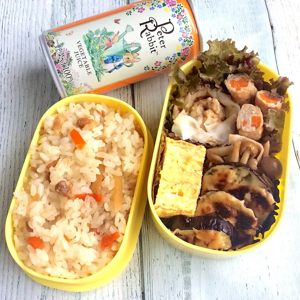 #とり五目混ぜご飯 弁当🍙|夢ーテルさん