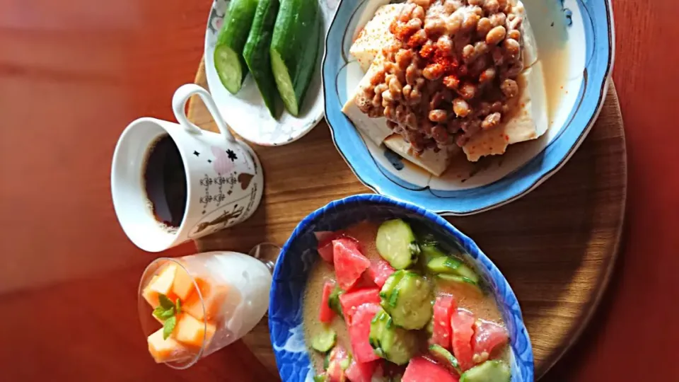 お墓参りの日の朝ごはん♪|ユミさん