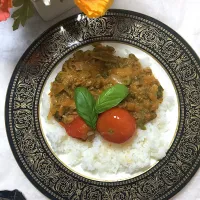 Snapdishの料理写真:トマト🍅がゴロッのキーマカレー|sachicocoさん