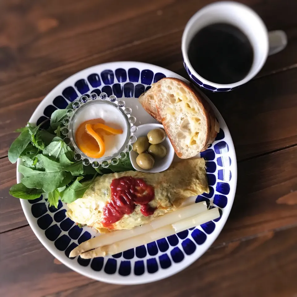 Snapdishの料理写真:今日の朝ごはん|ぺんぎんさん