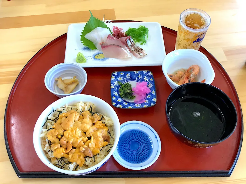 赤ウニ丼定食|LaLamamaさん