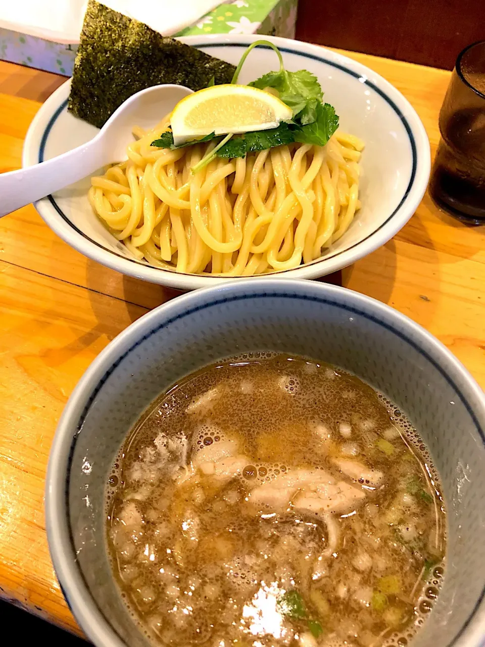 Snapdishの料理写真:塩煮干しつけ麺@蕾 煮干分家(大宮)|miyaさん