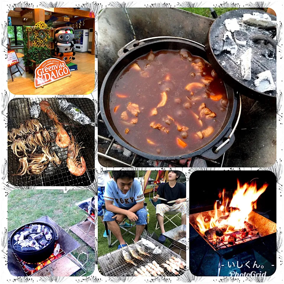 キャンプ飯🏕 二日目夕飯|いしくん。（たまご王子🥚🐣🐥🐔）さん