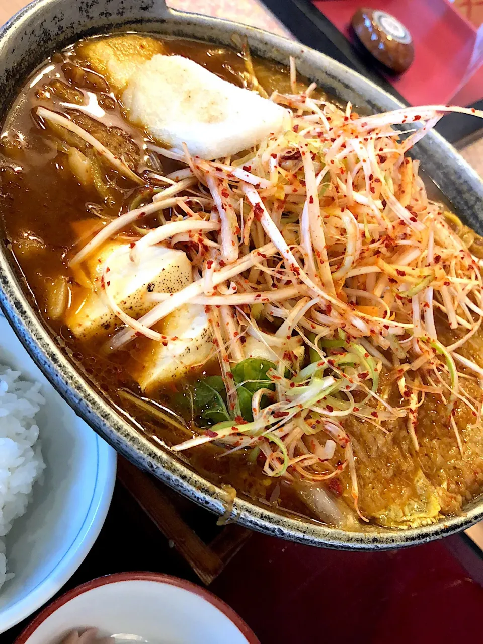 激辛ネギ味噌煮込うどん|らーめん好き！さん