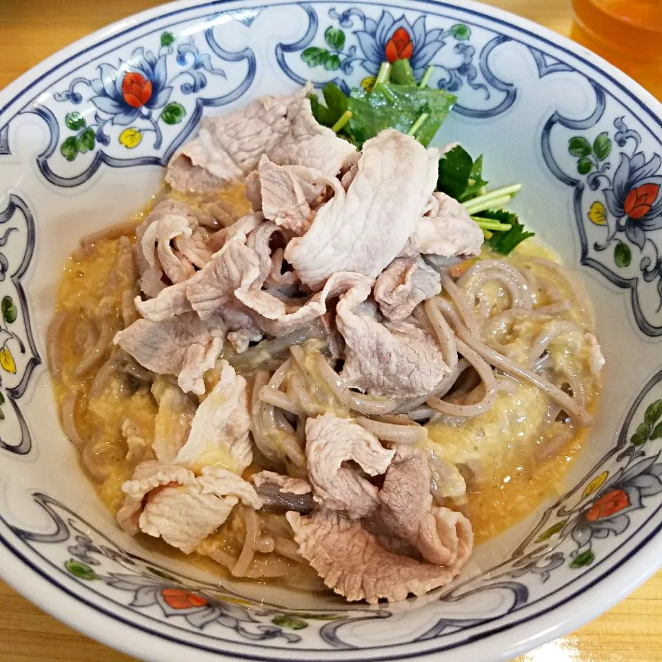 Snapdishの料理写真:冷やしとろろそば　山小屋|nobさん