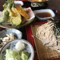 Snapdishの料理写真:天ざる|大沼慎太郎さん