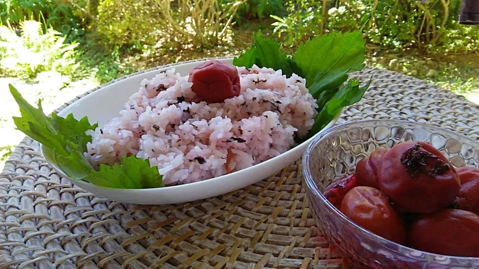 Snapdishの料理写真:梅じそご飯🎵|ゆっこさん