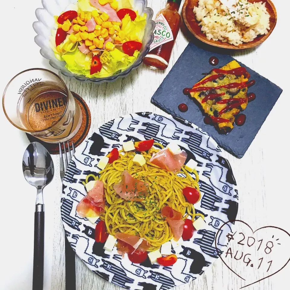 ジェノベーゼパスタ|なっさまーさん