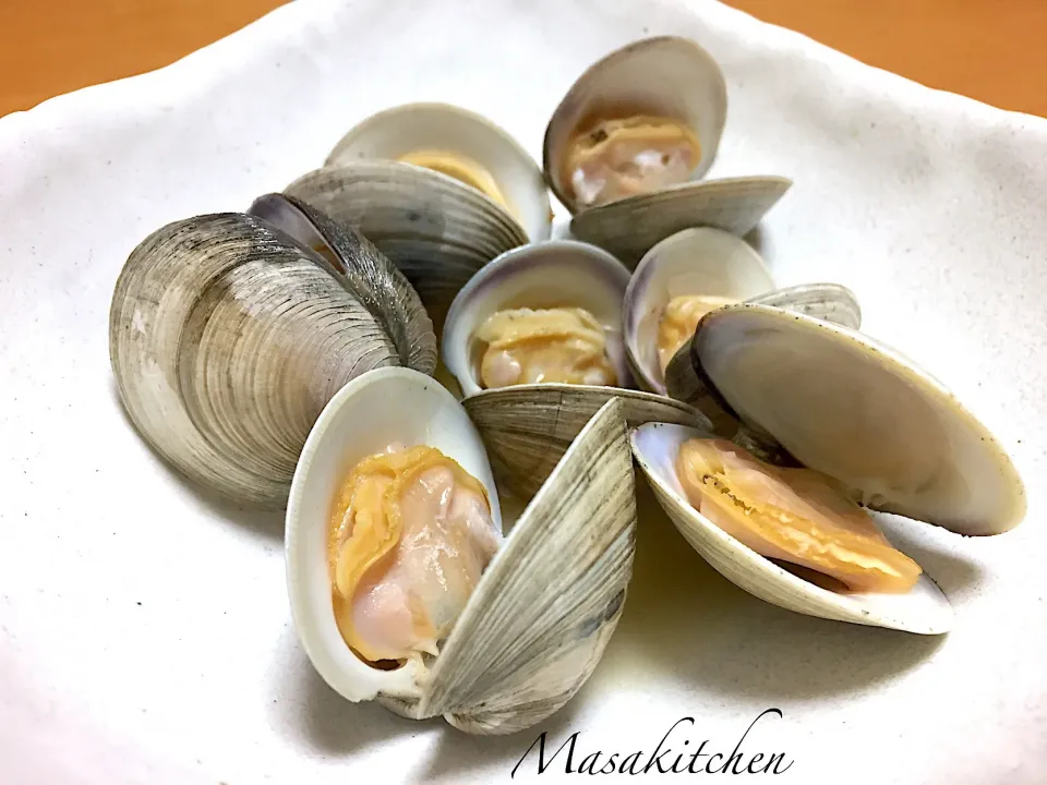 Steamed clams with Sake|Masakiさん