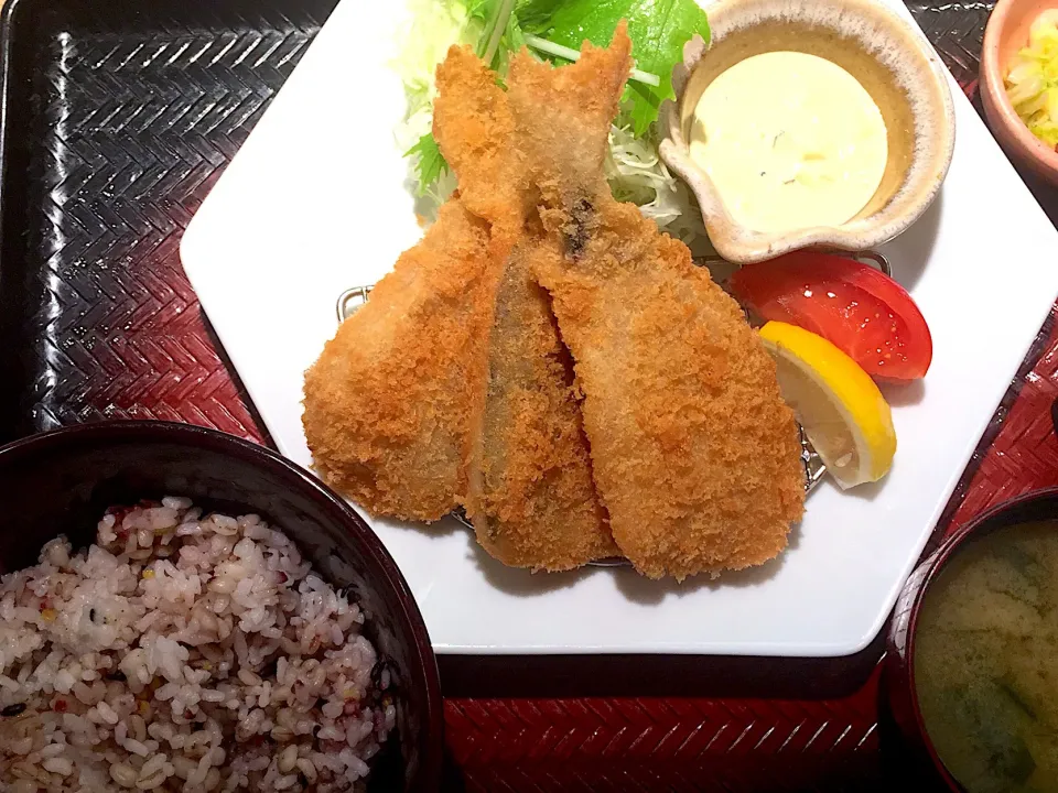 鯵フライ定食  @大戸屋|ごはんできたよ〜さん