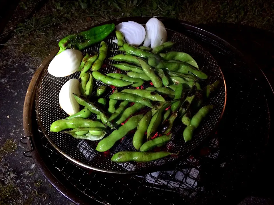 お盆休みキャンプの反省 その3
焼き枝豆🌿|doc3387さん