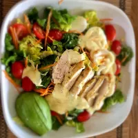 chicken salad with caesar dressing|sompinglingjaさん