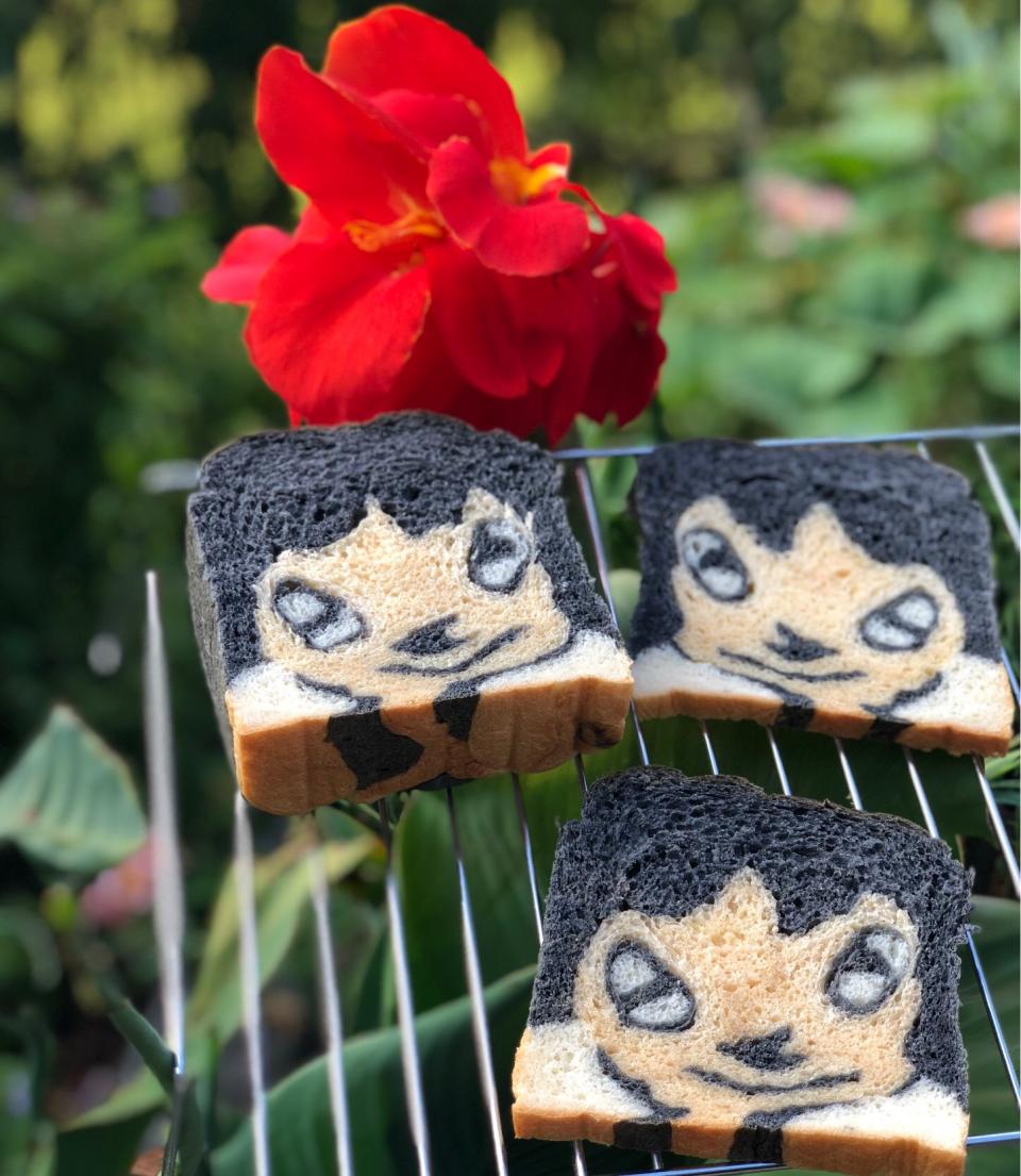 女の子のイラストパン 山型食パン 食パンイラストパン 手作りパン食パンアート パン パン作り 山型パン 山型食パン女の子顔 Izuyo Snapdish スナップディッシュ Id Ec84ha