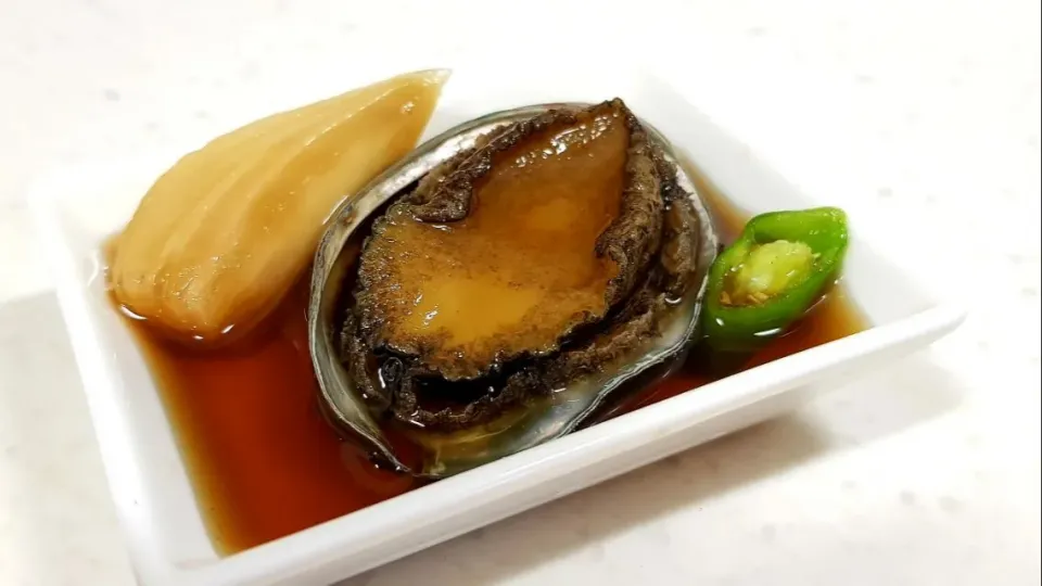 abalone in soy sauce marinade|steven z.y.さん