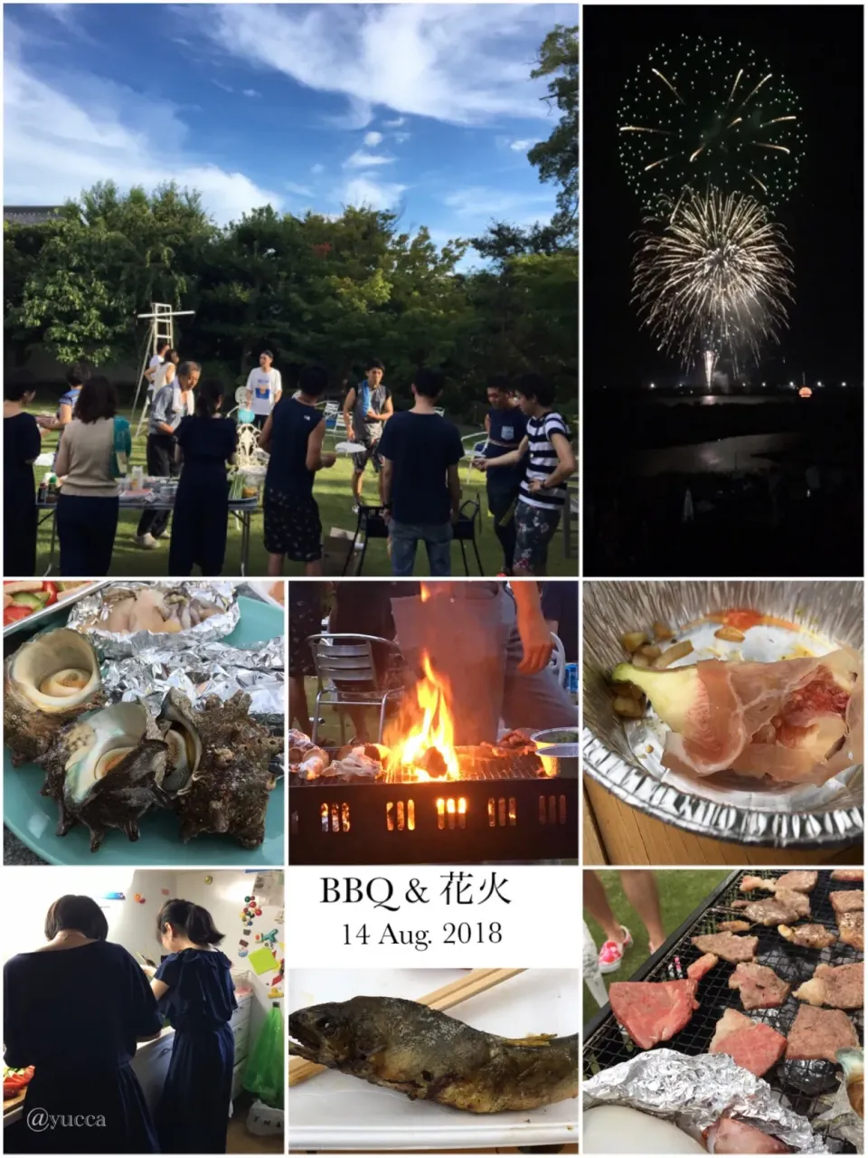 BBQ & 花火🎆 2018夏|yucca@さん