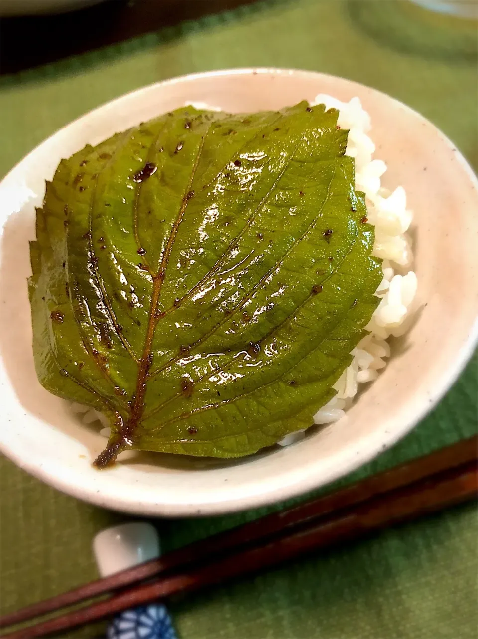 Snapdishの料理写真:えごまの葉の醤油漬け|Norikoさん