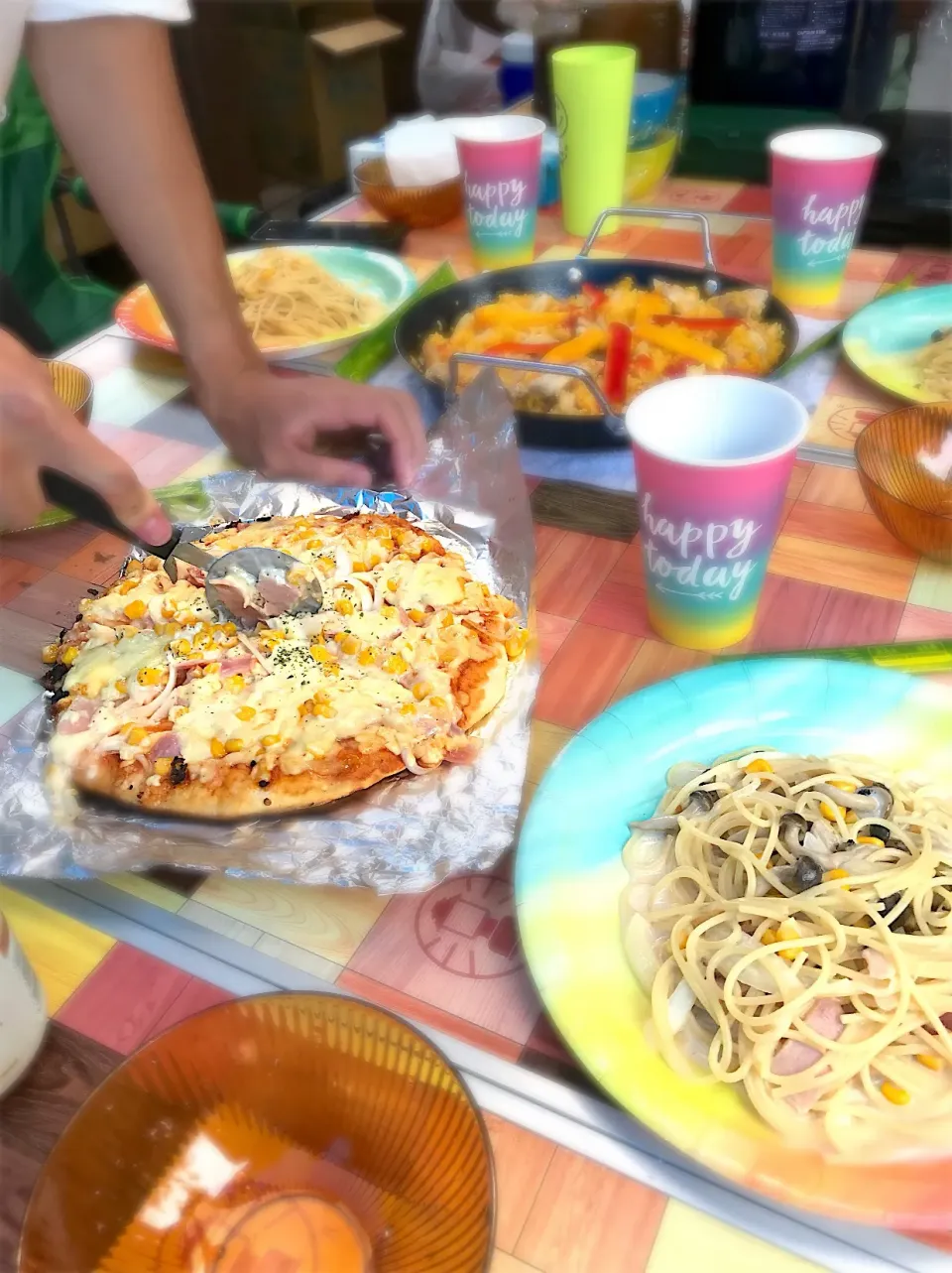 キャンプ2日目昼ごはん🏕|ゆかさん