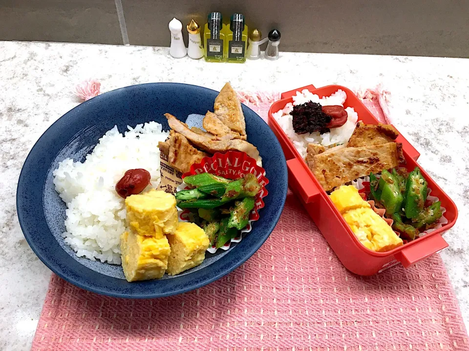 2018/8/16高三長女弁&中一長男夏休みプレートランチ|あくびママさん