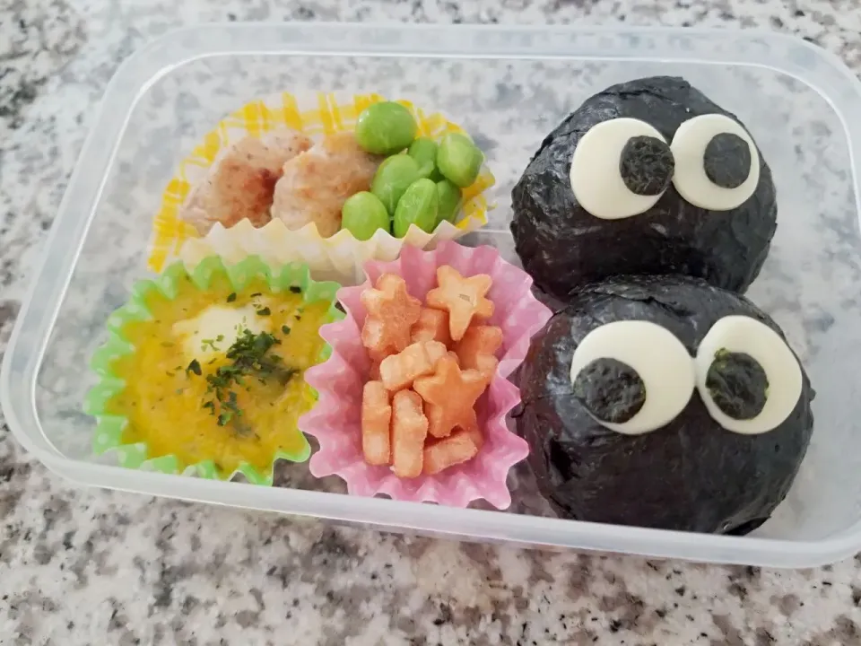 息子ちゃんばぁばの家でお利口しててね❤弁当🍱|あぁちゃんさん