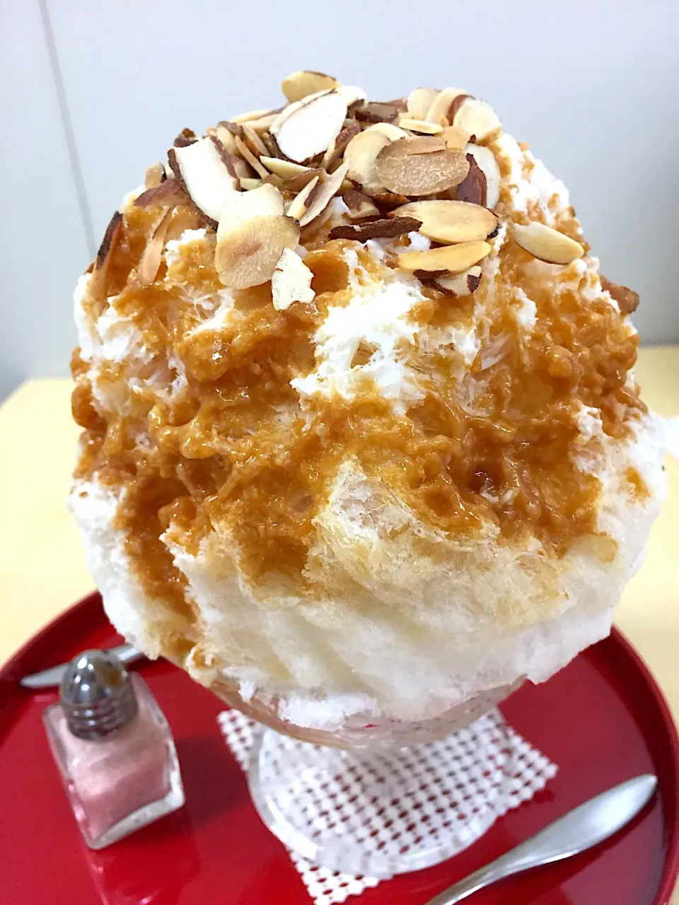 キャラメルかき氷頂きました🍧 부빙（ブビン）韓国のかき氷だよ🇰🇷|NOMU'S キッチン🍳さん