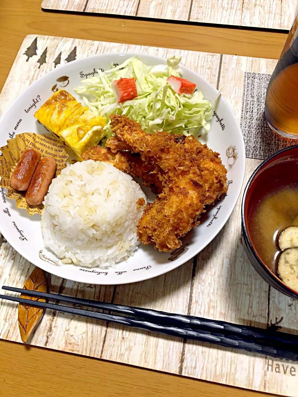 Snapdishの料理写真:エビフライプレート🍤|Emiko Kikuchiさん