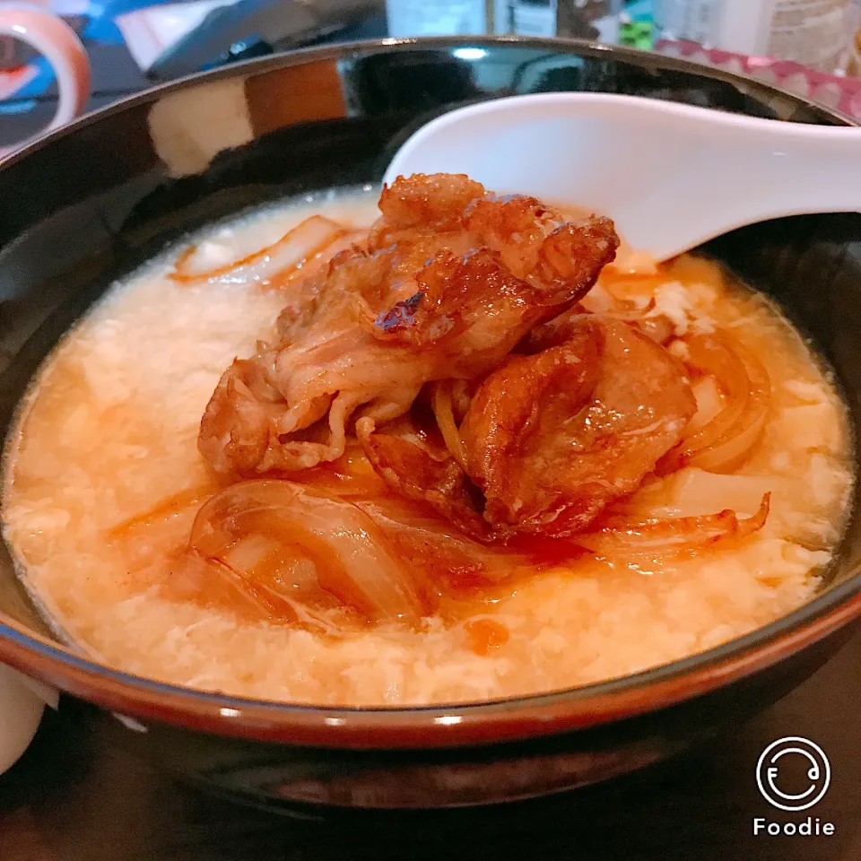 肉玉あんかけうどん|なもちゃんさん