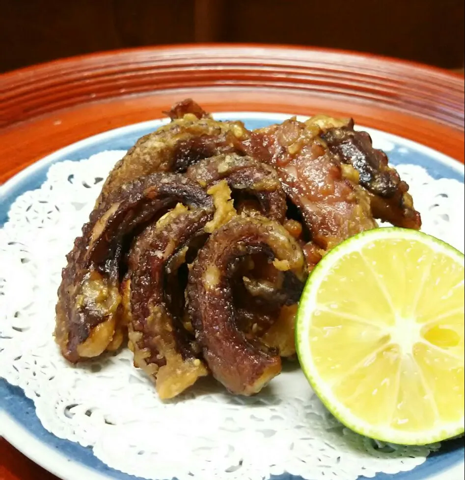 タコから揚げ🐙|あらいぐまのしっぽさん