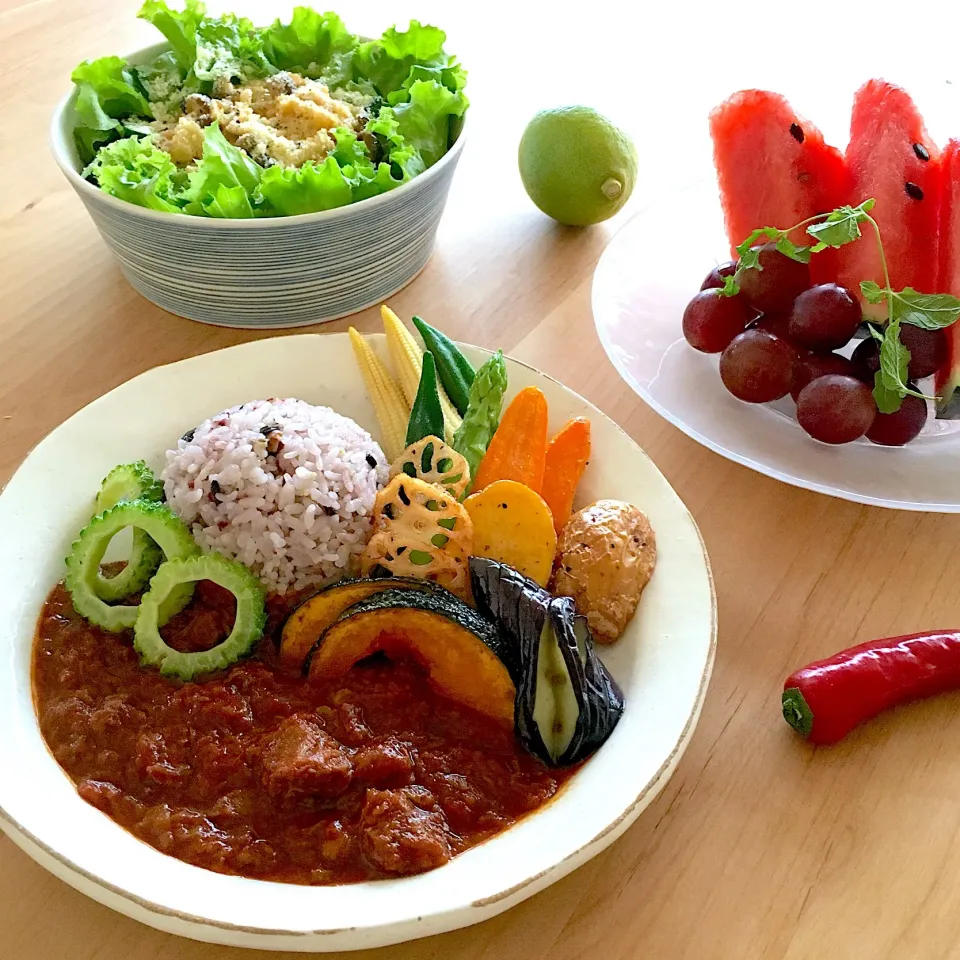 コトコト煮込んだ牛すじカレー🍛|jarinkoさん