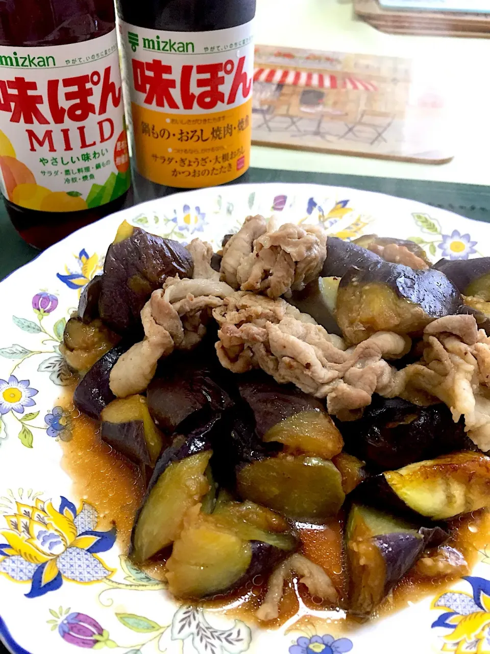 茄子と豚肉のさっぱり味ぽん炒め😋ポン酢といえば味ぽんでしょ|ちーねーさん