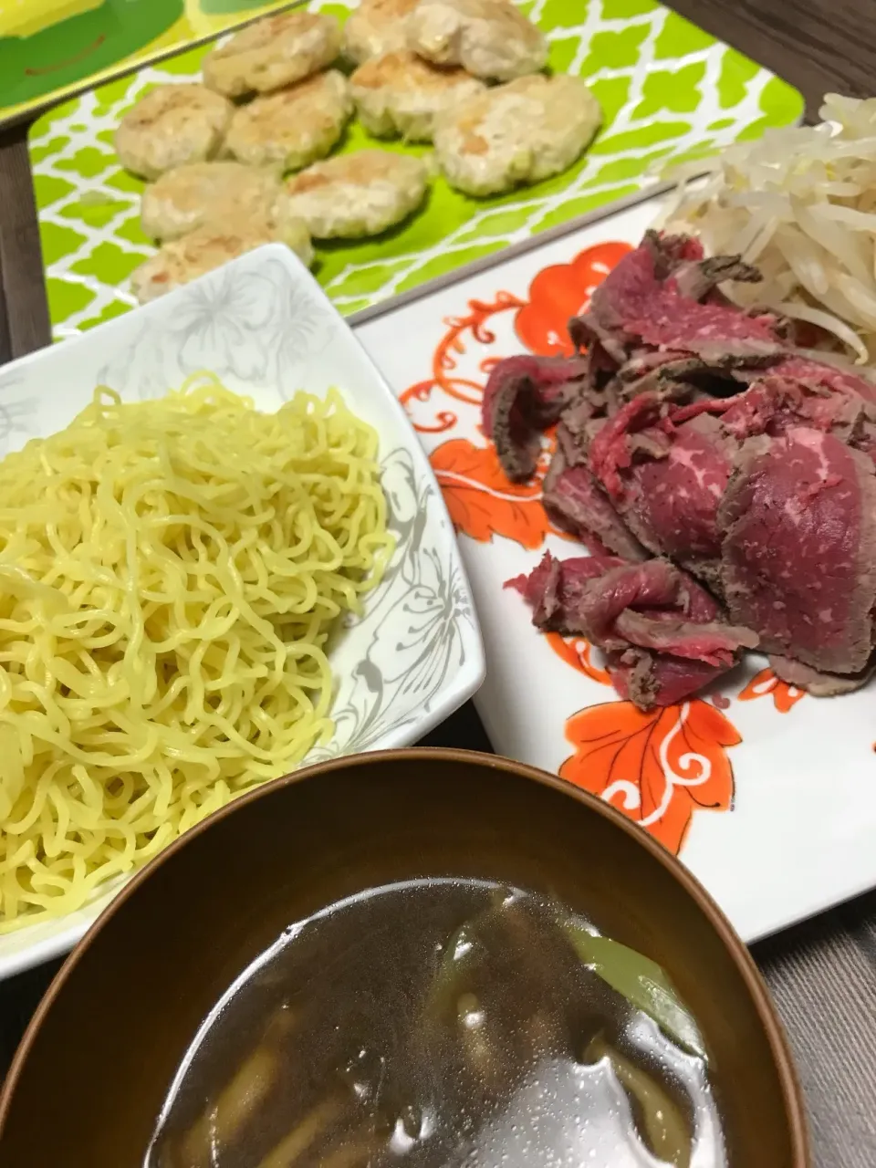 カレーつけ麺☆ローストビーフ☆ハッシュドポテト|MEGUMIさん